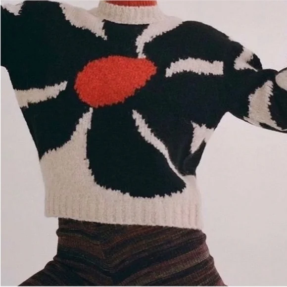 Paloma Wool Black and Cream Sweater - Picture 2 of 4